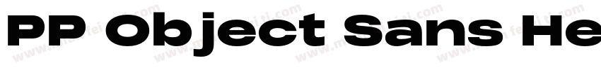 PP Object Sans Heavy字体转换
